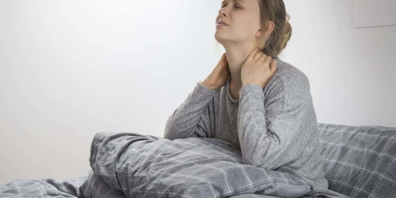 Woman Suffering From Shortness Of Breath